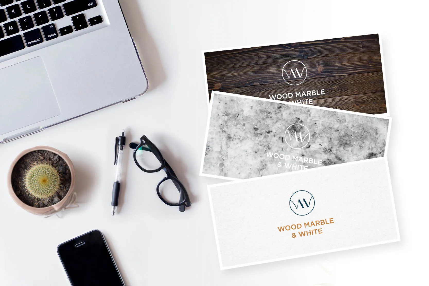 Wood Marble & White case study visual